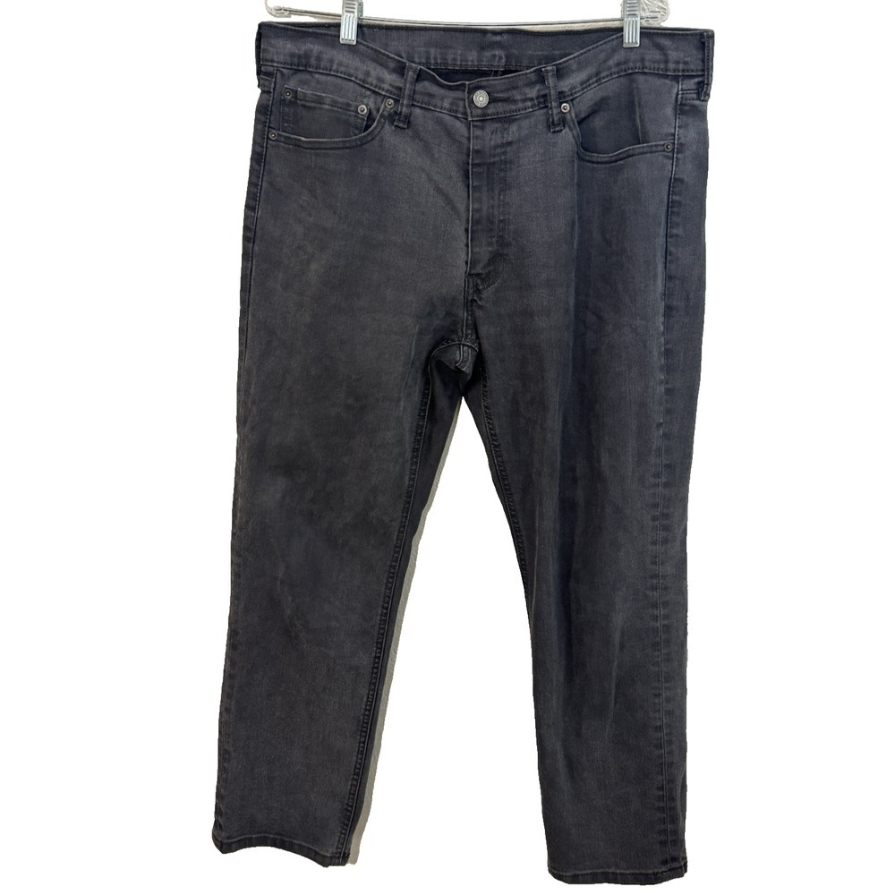 Levis 541 Jeans Mens‎ 36x28* Gray Straight Stretch Denim American Medium Wash